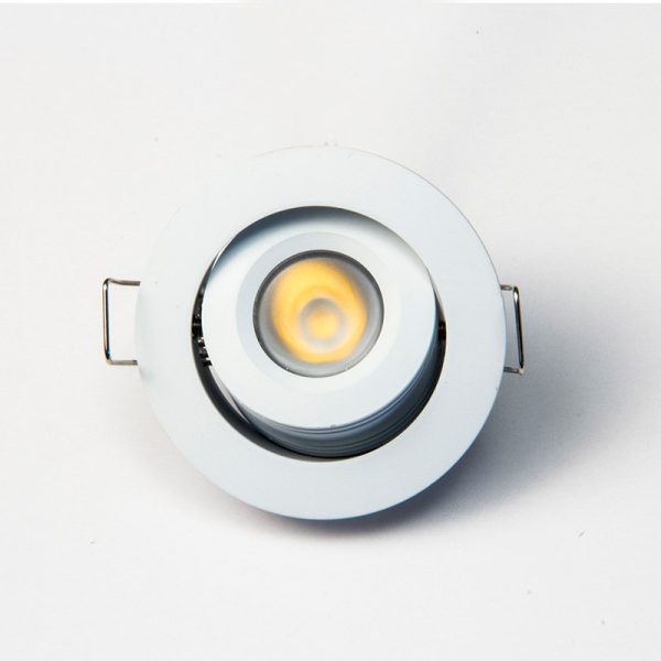 12VDC Mini High Power LED Dimmable Recessed Adjustable Downlight
