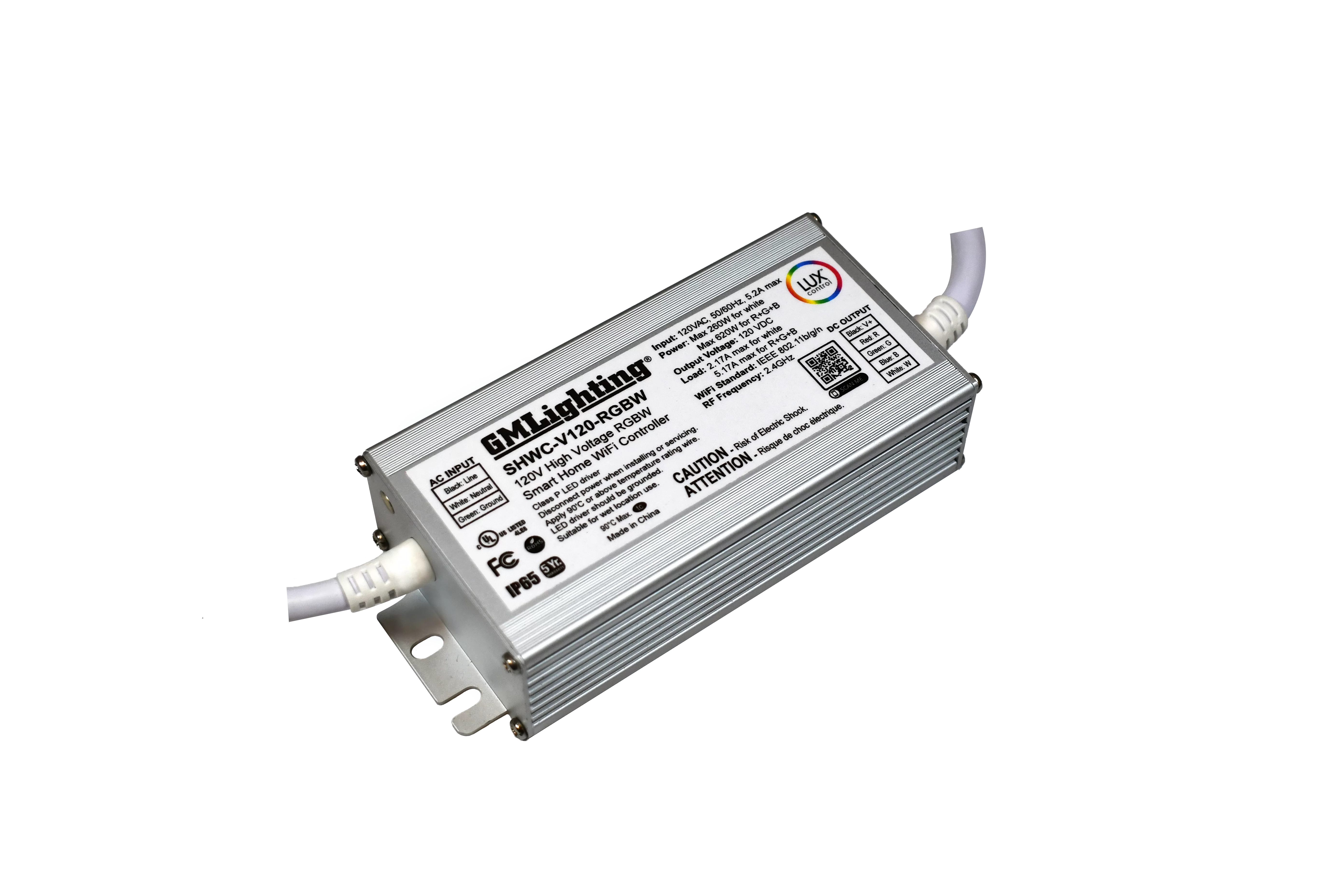LUXcontrol™ SMART Vision120 RGBW WIFI 120V CONTROLLER
