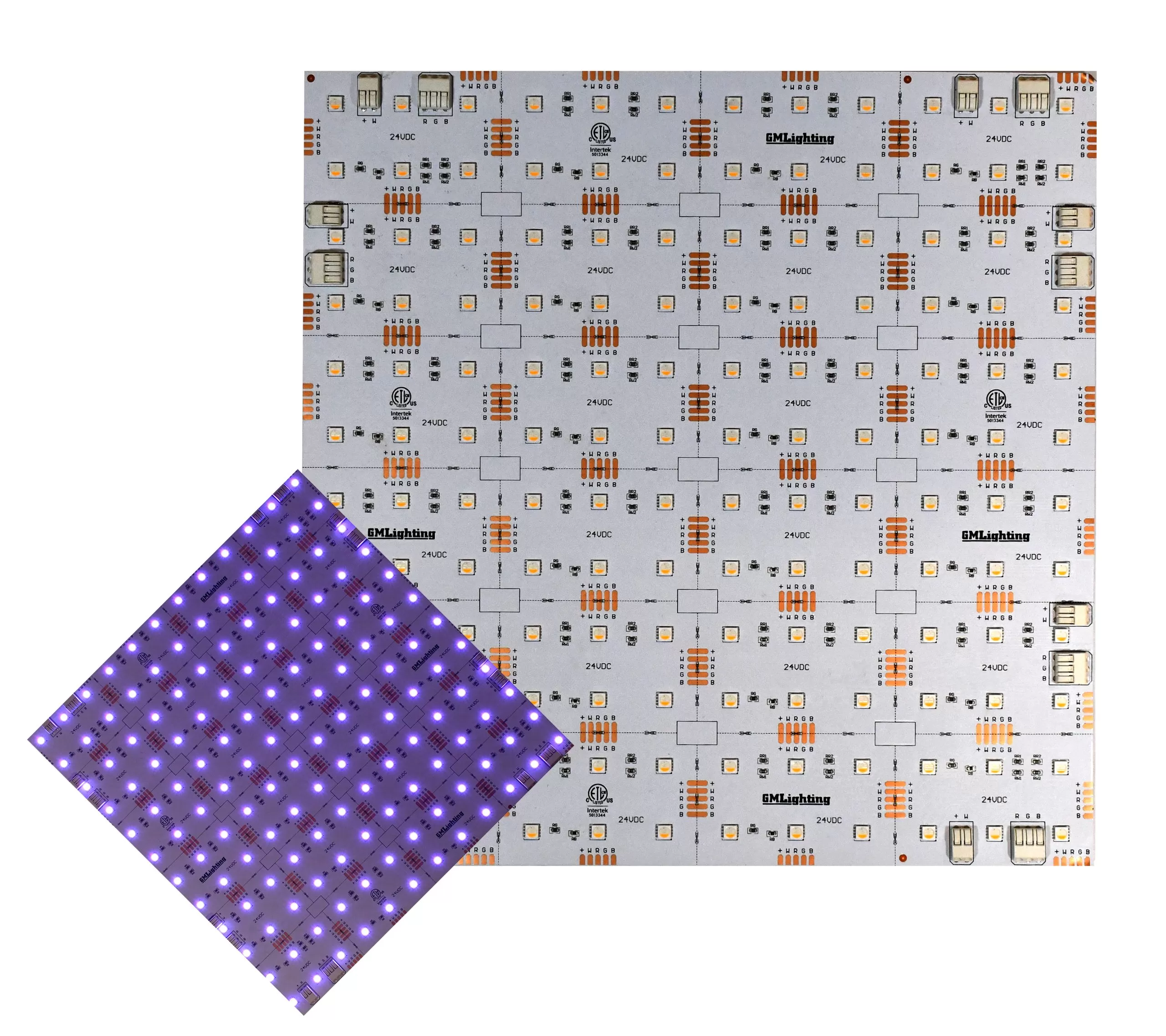 Lamina RGBW 24VDC Configurable Laminated Sheet 12×12